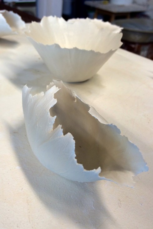 wet porcelain forms
